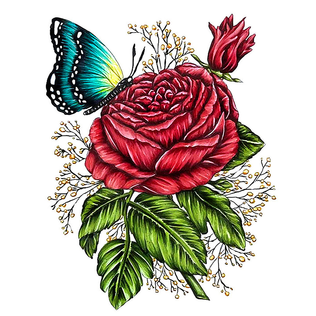 Couture Creations Rose Stamp and Colour Set co728575 Colored in Image