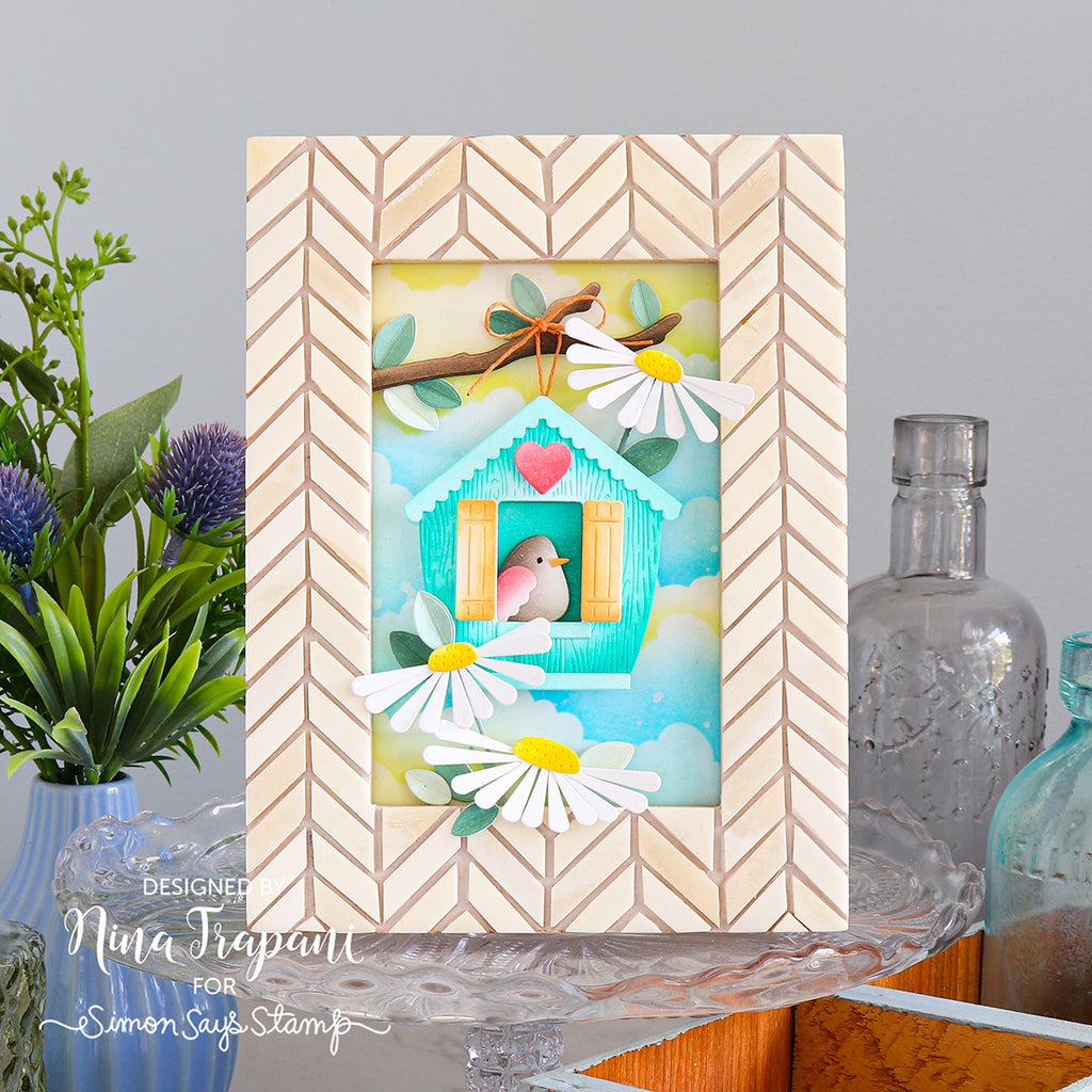 Simon Says Stamp Cozy Birdhouse Wafer Dies s987 Friend Like You Sweet Birdie Frame | color-code:ALT04