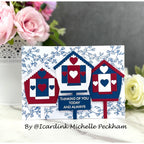 Simon Says Stamp Cozy Birdhouse Wafer Dies s987 Friend Like You Thinking of You Card
