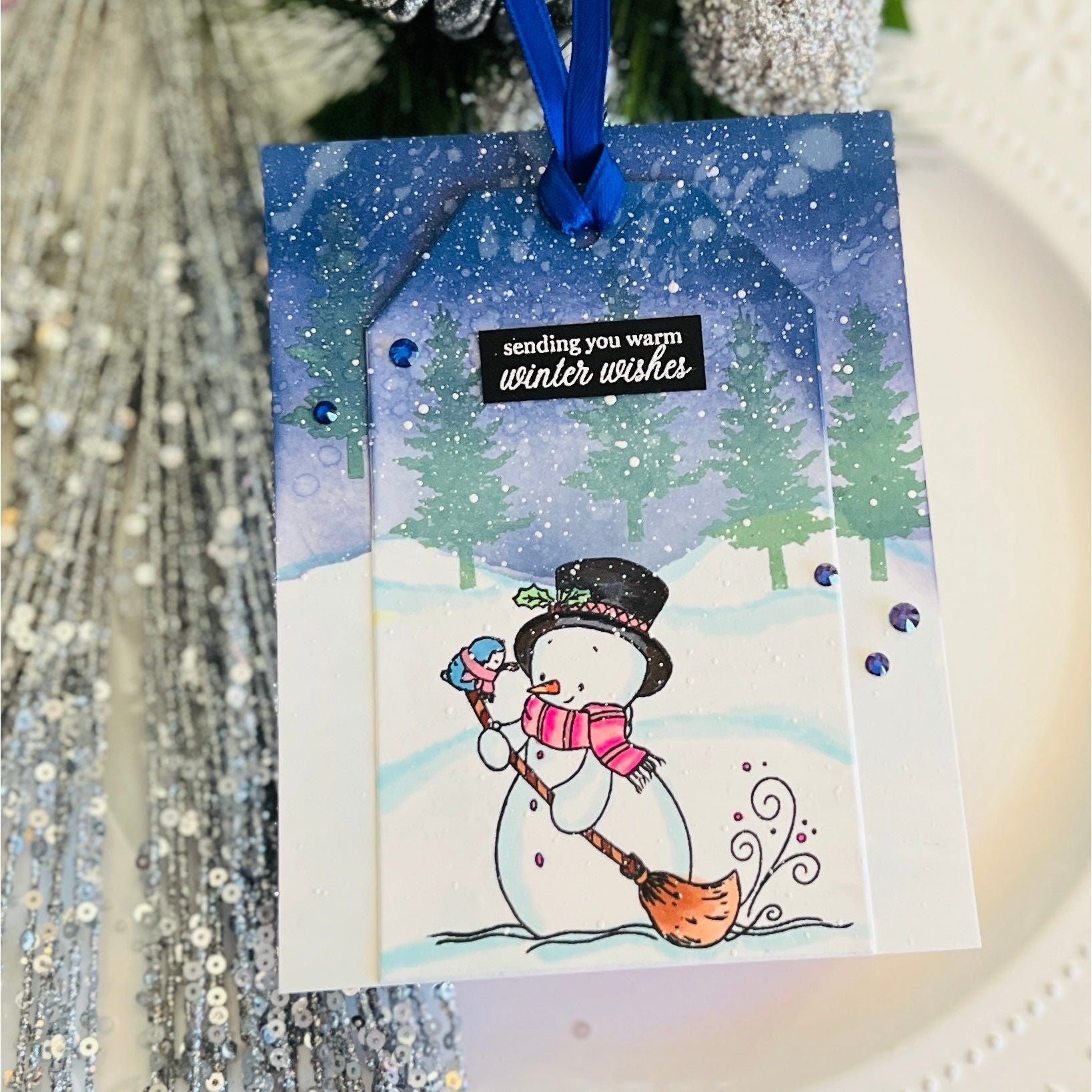 Simon Says Clear Stamps Cozy Together 1138ssc Christmas Card