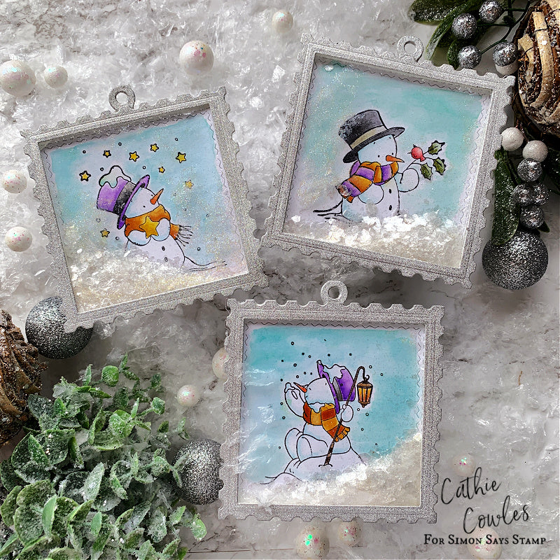 Simon Says Stamps and Dies Cozy in the Cold set1088cc And Everything Nice Christmas Ornaments