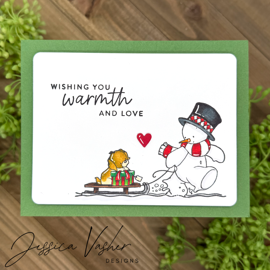 Simon Says Stamps and Dies Cozy in the Cold set1088cc And Everything Nice Christmas Card