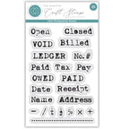 Craft Consortium Accountant Clear Stamps ccestmp022 s