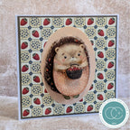 Craft Consortium Amongst the Hedgerow 12 x 12 inch Paper Pad ccpad048 hedgehog