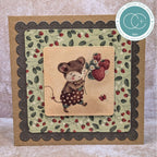 Craft Consortium Amongst the Hedgerow 12 x 12 inch Paper Pad ccpad048 strawberries