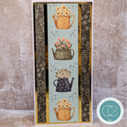 Craft Consortium Amongst the Hedgerow 12 x 12 inch Paper Pad ccpad048 watering can