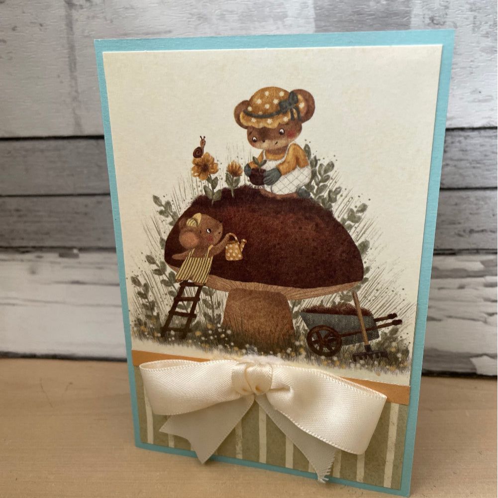 Craft Consortium Amongst the Hedgerow 3D Decoupage 8x8 Pad ccpad048d mice