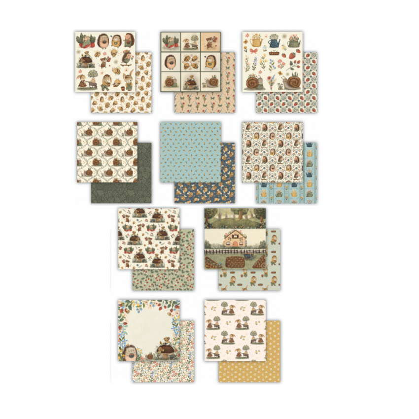 Craft Consortium Amongst the Hedgerow 6 x 6 inch Paper Pad ccpad048b product image