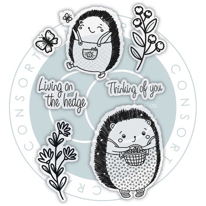 Craft Consortium Amongst the Hedgerow Hedge Clear Stamps ccstmp099 product image