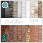 Craft Consortium Brick Textures 2 6 x 6 inch Paper Pack ccepad042b