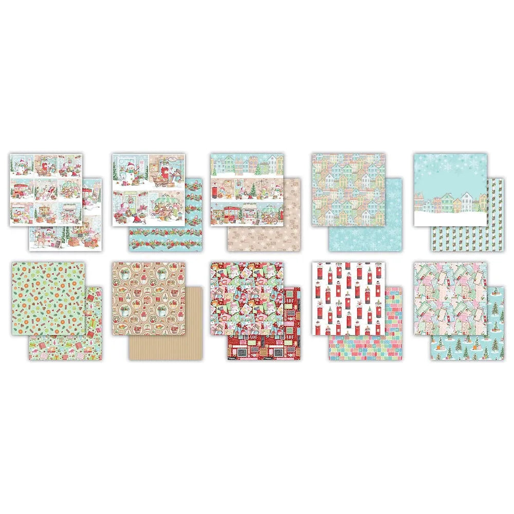 Craft Consortium Christmas Market 12 x 12 Paper Pad ccppad046