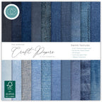 Craft Consortium Denim Textures 6 x 6 inch Paper Pack ccepad044b