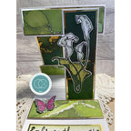 Craft Consortium Faeries Arumlillies Clear Stamp cclgstmp011 butterfly