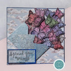 Craft Consortium Faeries Butterflies Clear Stamps cclgstmp016 wings