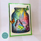 Craft Consortium Faeries Crouching Clear Stamp cclgstmp002 cloche