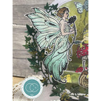 Craft Consortium Faeries Flower Clear Stamp cclgstmp003 greenery