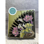 Craft Consortium Faeries Lotus Clear Stamp cclgstmp010 fan
