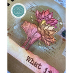 Craft Consortium Faeries Lotus Clear Stamp cclgstmp010 pink
