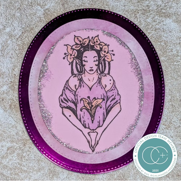 Craft Consortium Faeries Magic Clear Stamp cclgstmp018 pink sparkle