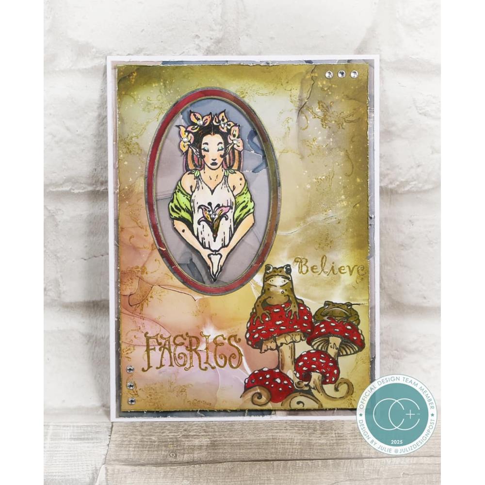 Craft Consortium Faeries Sentiments Clear Stamps cclgstmp017 believe