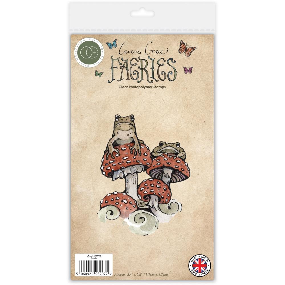 Craft Consortium Faeries Toads Clear Stamp cclgstmp008
