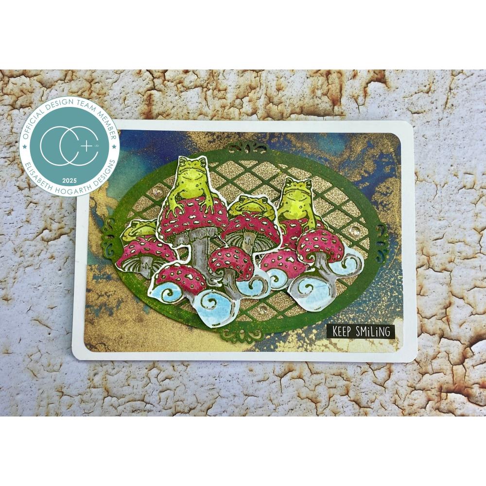 Craft Consortium Faeries Toads Clear Stamp cclgstmp008 smile