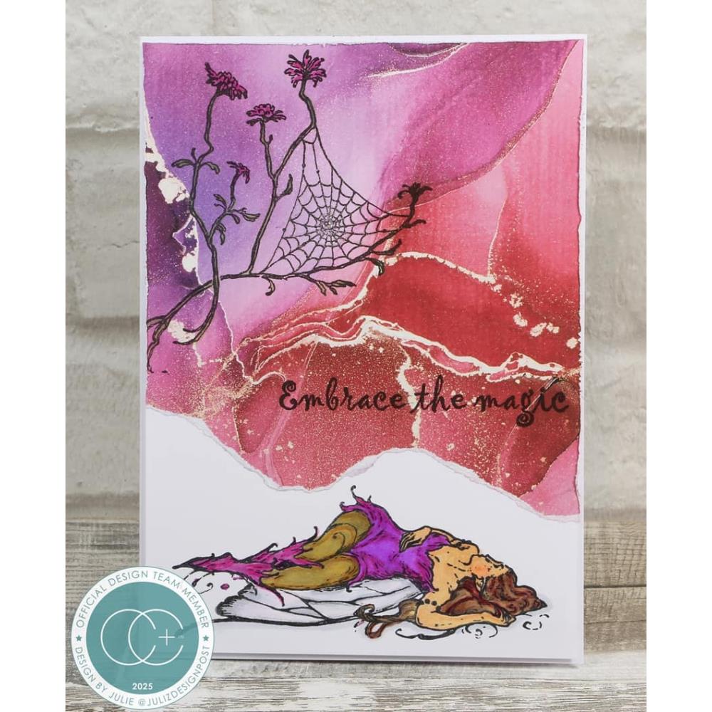 Craft Consortium Faeries Web Clear Stamp cclgstmp009 magic