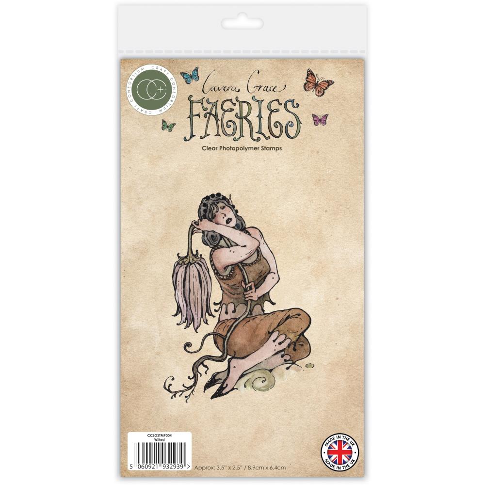Craft Consortium Faeries Wilted Clear Stamp cclgstmp004