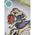 Craft Consortium Faeries Wilted Clear Stamp cclgstmp004 up close