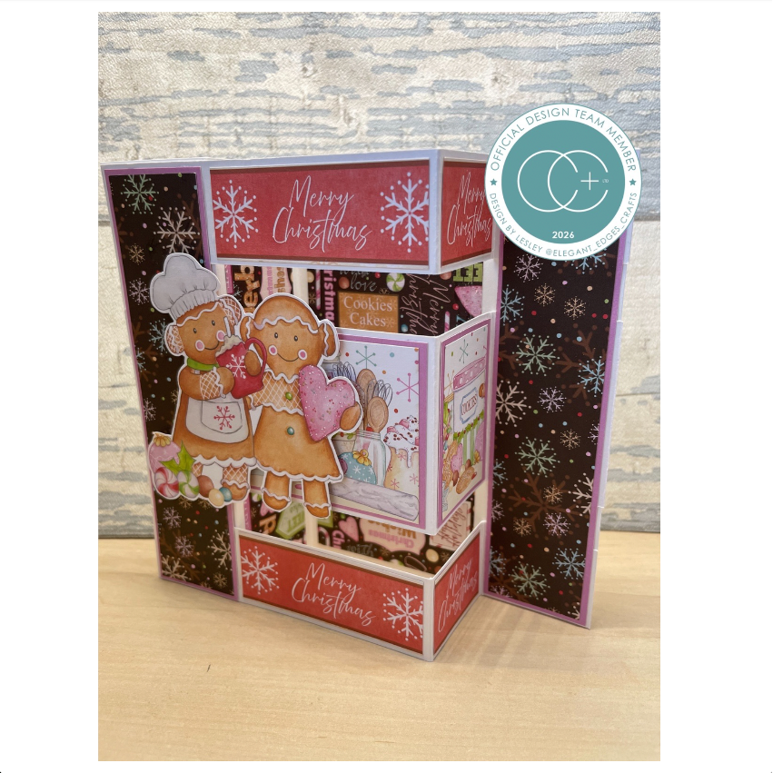 Craft Consortium Gingerbread Party 8x8 inch Paper Pad cclpad004 merry christmas card