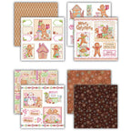 Craft Consortium Gingerbread Party 8x8 inch Paper Pad cclpad004 paper images 2