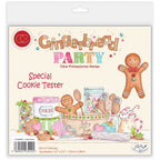 Craft Consortium Gingerbread Party Cookie Tester Clear Stamps cclstmp010