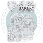 Craft Consortium Gingerbread Party Made with Love Clear Stamps cclstmp011 product image 