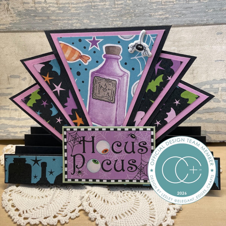 Craft Consortium Hocus Pocus 8x8 inch Paper Pad cclpad005 hocus pocus fan card
