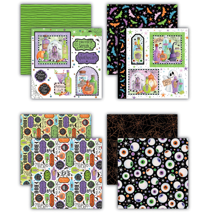Craft Consortium Hocus Pocus 8x8 inch Paper Pad cclpad005 product image 1