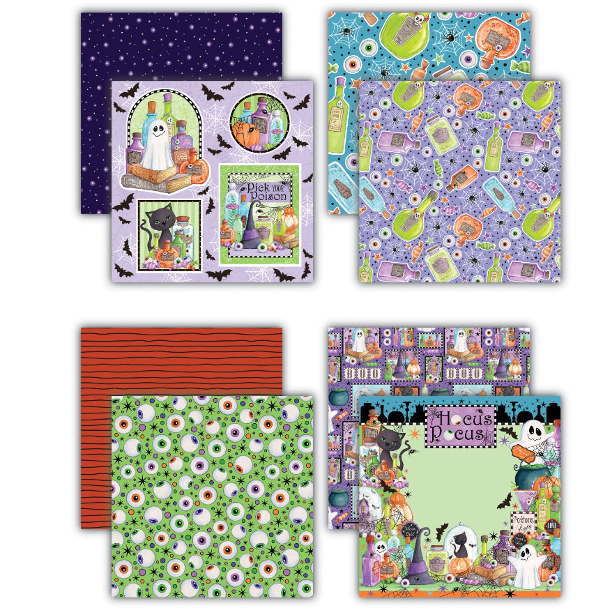 Craft Consortium Hocus Pocus 8x8 inch Paper Pad cclpad005 product image 2