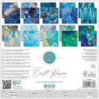 Craft Consortium Ink Drops Ocean 2 12 x 12 Inch Paper Pack ccepad041 image 2
