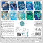 Craft Consortium Ink Drops Ocean 2 6 x 6 Inch Paper Pack ccepad041b image 2