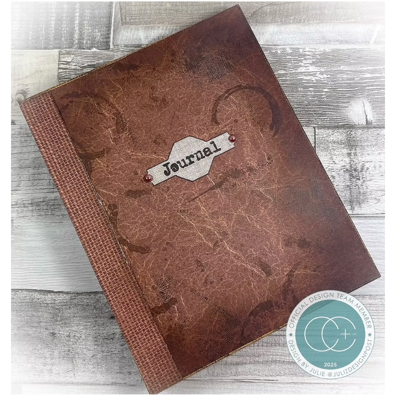 Craft Consortium Ink and Coffee Stains Clear Stamps ccestmp005 journal