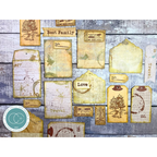 Craft Consortium Journal Months Clear Stamps ccetmp006 note cards