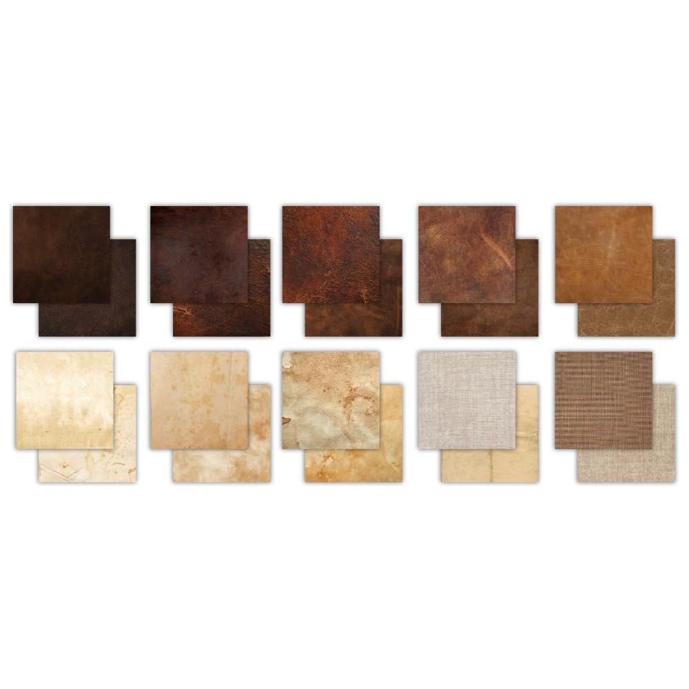 Craft Consortium Leather Bound 12 x 12 inch Paper Pack ccepad035 product image