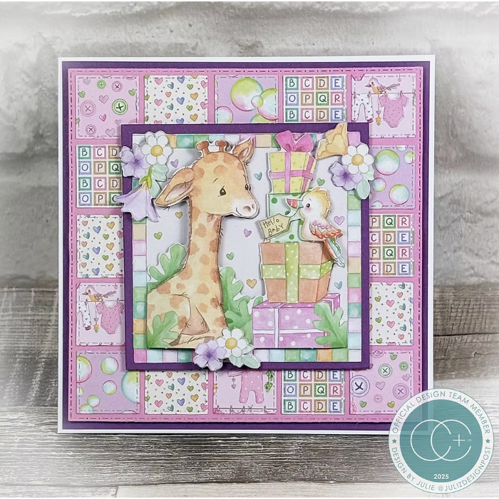 Craft Consortium Little Ones 12 x 12 inch Paper Pad ccppad047 giraffe