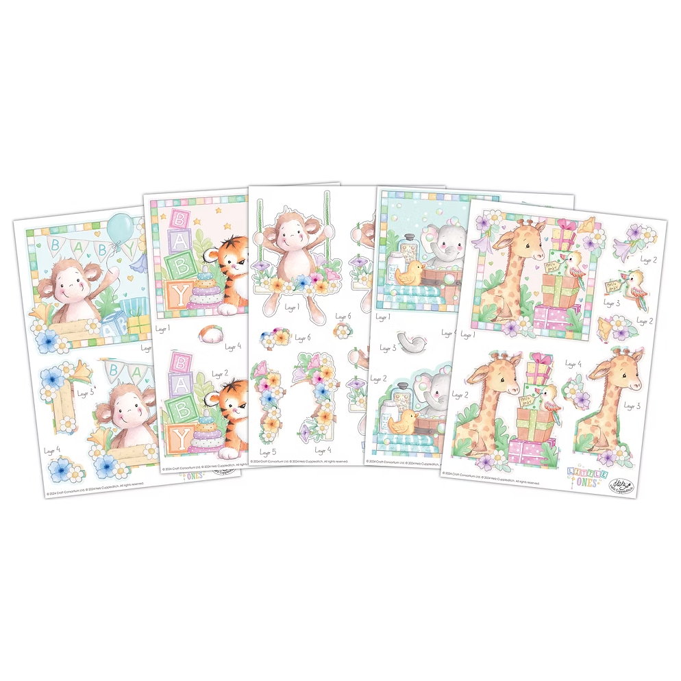 Craft Consortium Little Ones 3D Decoupage ccdpak016 product image
