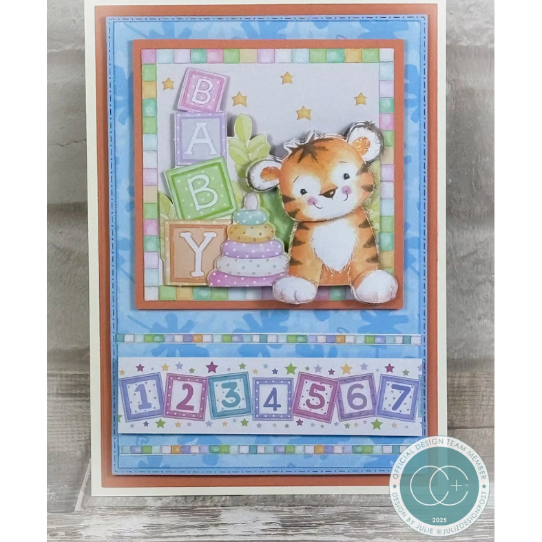 Craft Consortium Little Ones 3D Decoupage ccdpak016 tiger