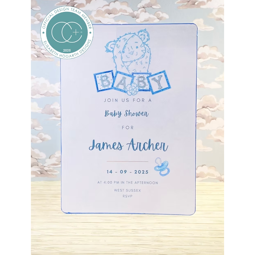 Craft Consortium Little Ones Baby Animals Clear Stamps ccstmp096 baby shower