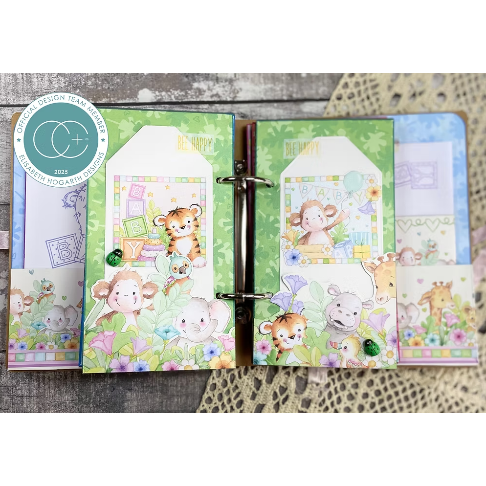 Craft Consortium Little Ones Chipboard Ephemera cceph013 baby book