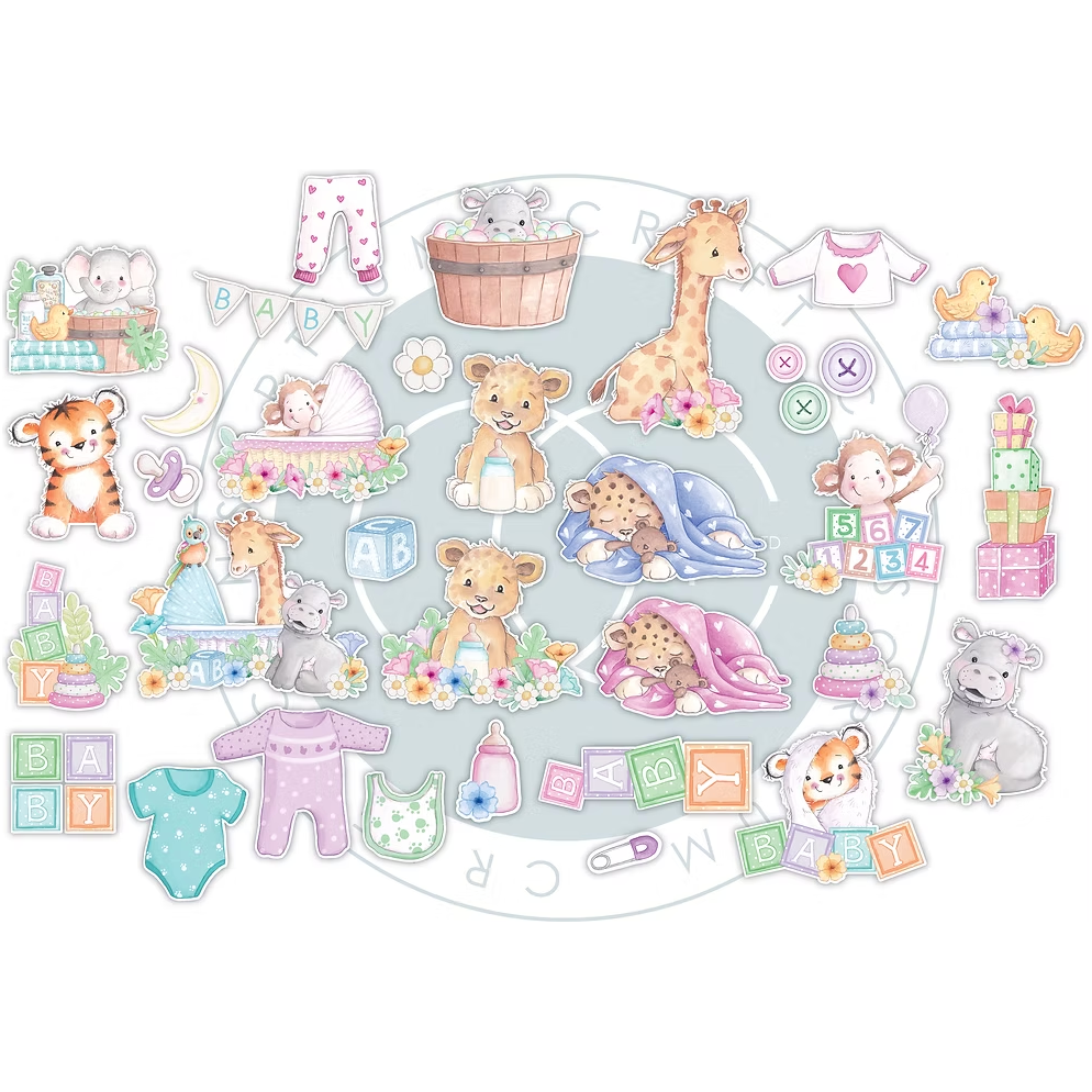 Craft Consortium Little Ones Chipboard Ephemera cceph013 product image
