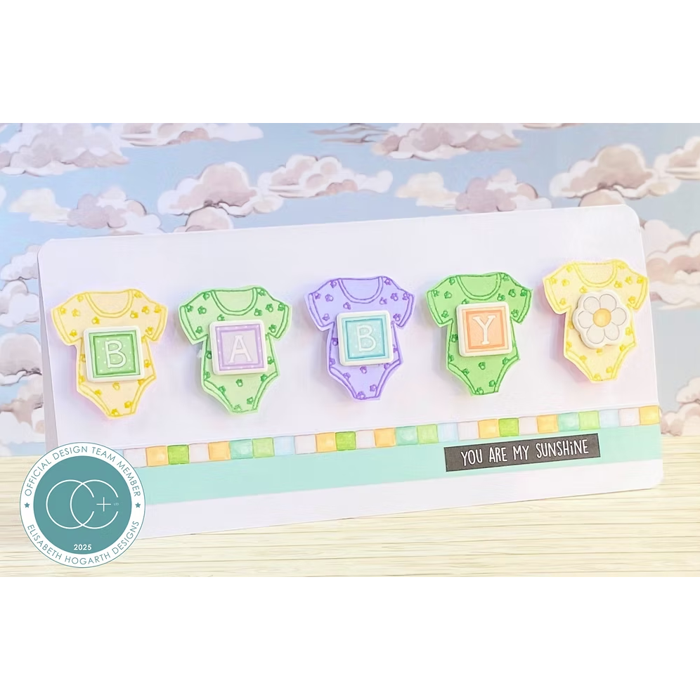 Craft Consortium Little Ones Clothes Clear Stamps ccstmp097 onesies