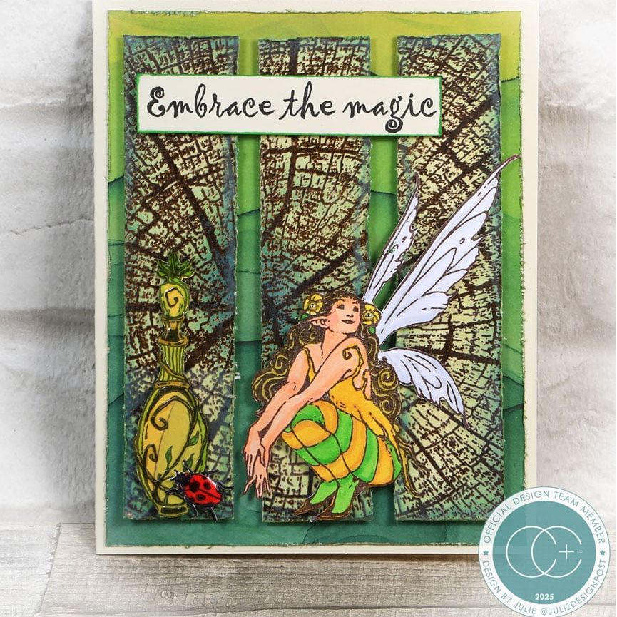 Craft Consortium Log Clear Stamp ccestmp012 fairy