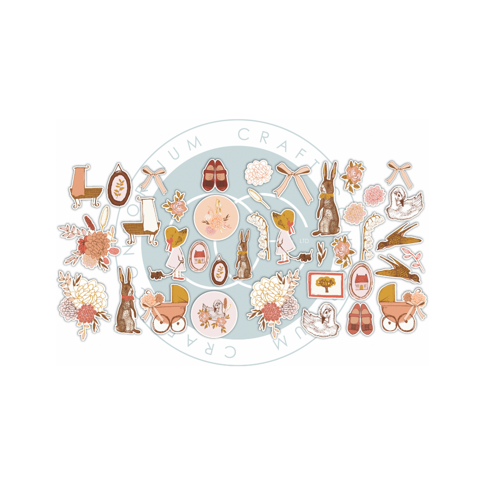 Craft Consortium Nostalgia Chipboard Ephemera ccdeph001 product image